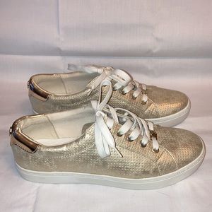 Liz Claiborne Metallic Gold Sneakers